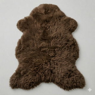Australische Premium Lammfelle BR - Braun