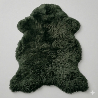 Australische Premium Lammfelle DG - Dunkelgr�n