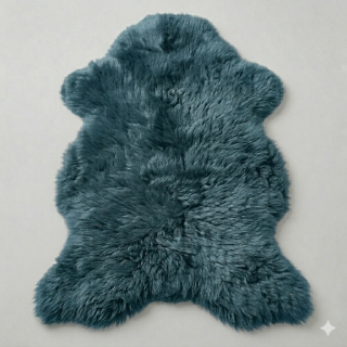 Australische Premium Lammfelle IN - Indigo