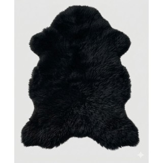 Australische Premium Lammfelle SZ - Schwarz