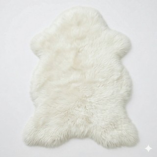 Australische Premium Lammfelle WE - Weiss